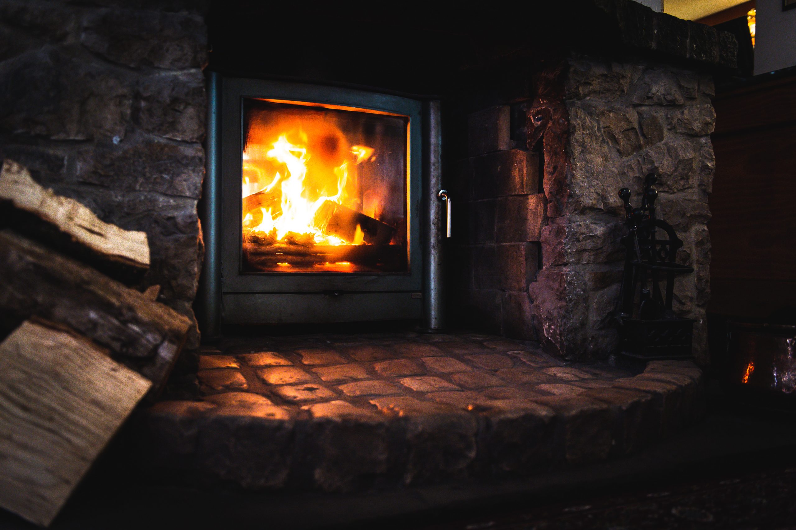 Cosy fireplace